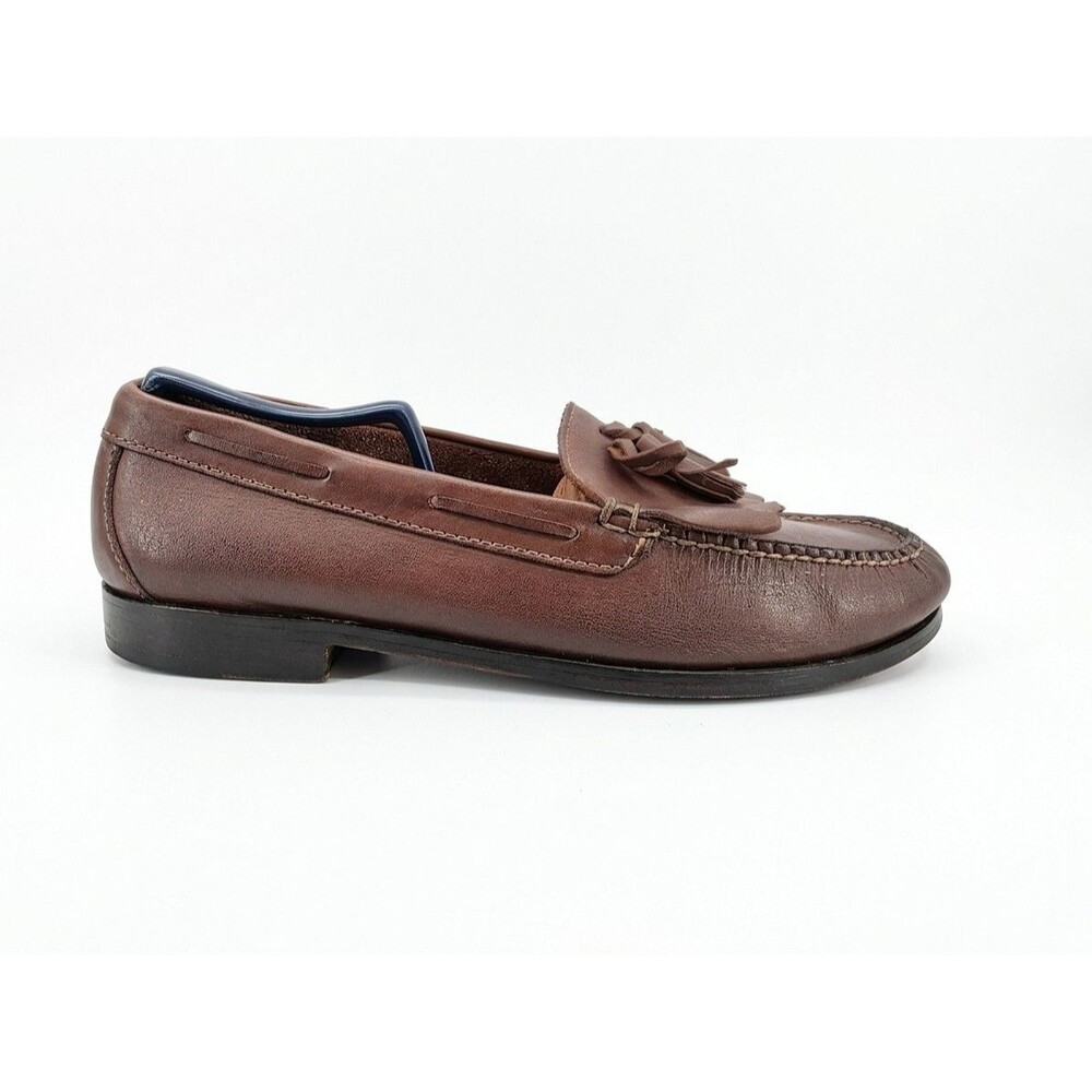 Cole Haan Pinch Kiltie Tassel Loafers Mens 10.5M British Tan Leather Dress Shoes